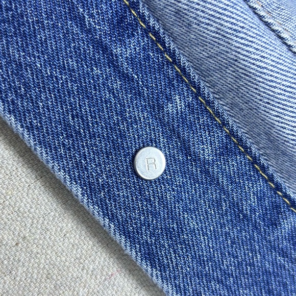 Levi's Virgil Denim Trucker Jacket Type 3 Virgil Abloh Big E - Picture 10 of 16